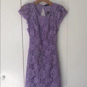 Purple lace dress